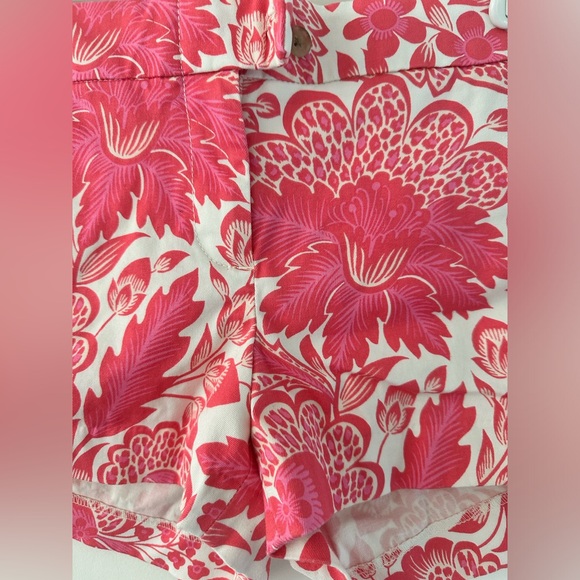 J crew stretch chino short pink floral print size 6 - Picture 7 of 7